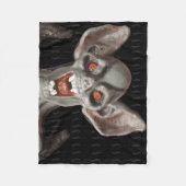 待ってる。.... フリースブランケット (正面)