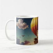 待ってろ!赤ちゃんシャワーブラウンベア コーヒーマグカップ (左)