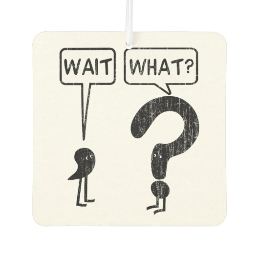 待って何だ? カーエアーフレッシュナー (正面)