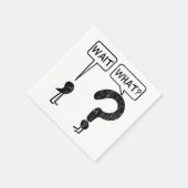 待って何だ? スタンダードカクテルナプキン (角)