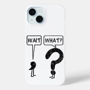 待って何?学英語 iPhone 15ケース