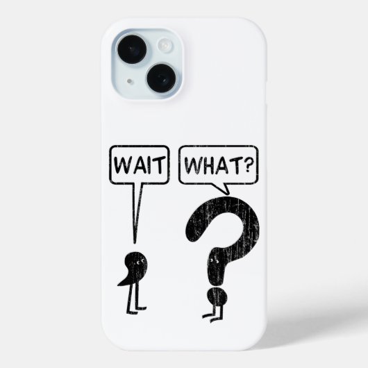 待って何?学英語 Case-Mate iPhoneケース (裏面)