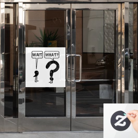 待って何?英学語 ウィンドウサイン (オフィスドア)