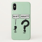 待って何? Case-Mate iPhoneケース (裏面)
