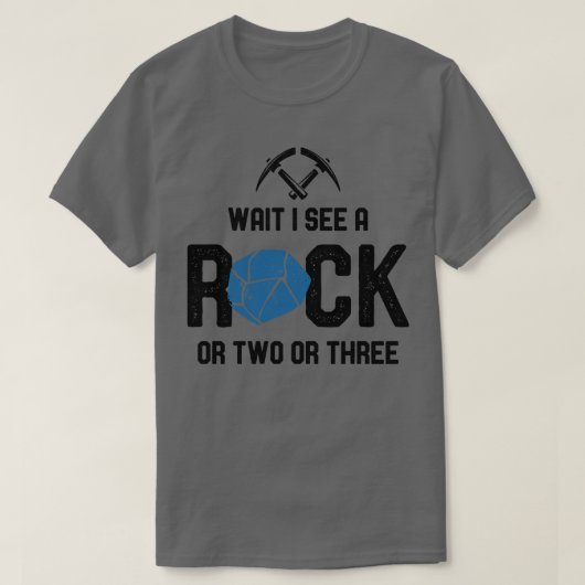 待って岩が見える5 Tシャツ (デザイン正面)