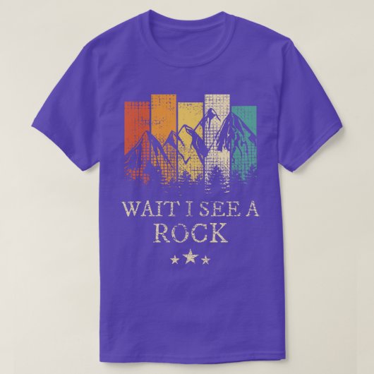 待って岩を見る1 Tシャツ (デザイン正面)