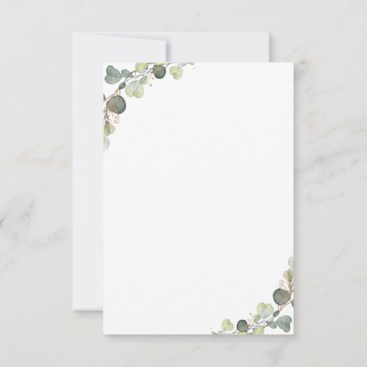 待って待ってテディベア赤ちゃんシャワーサンキューカード サンキューカード (裏面)