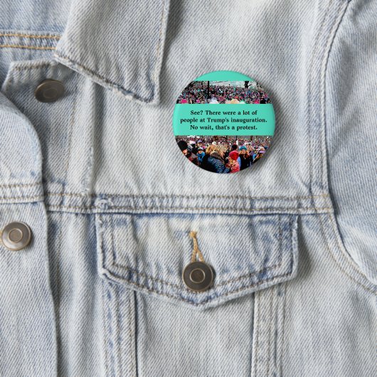 待って抗議だ 缶バッジ (インサイチュ)