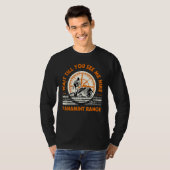 待って私がハイキングパナマントレンジハイキングCaを見る Tシャツ (正面フル)