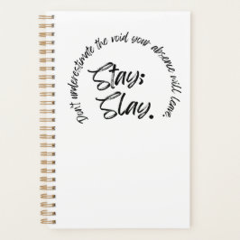 待って。スライ。 プランナー手帳