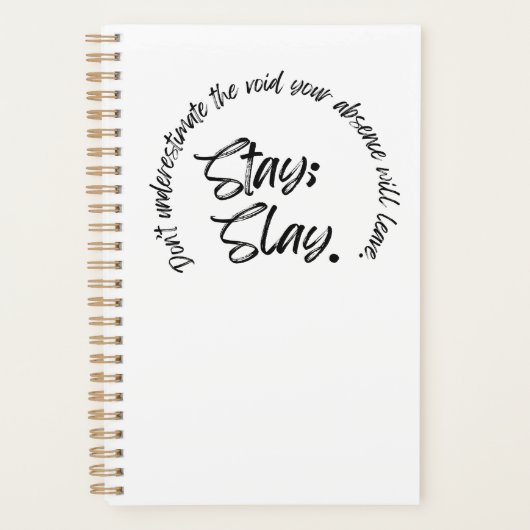 待って。スライ。 プランナー手帳 (正面)