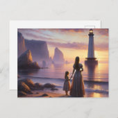 待って ポストカード (正面/裏面)