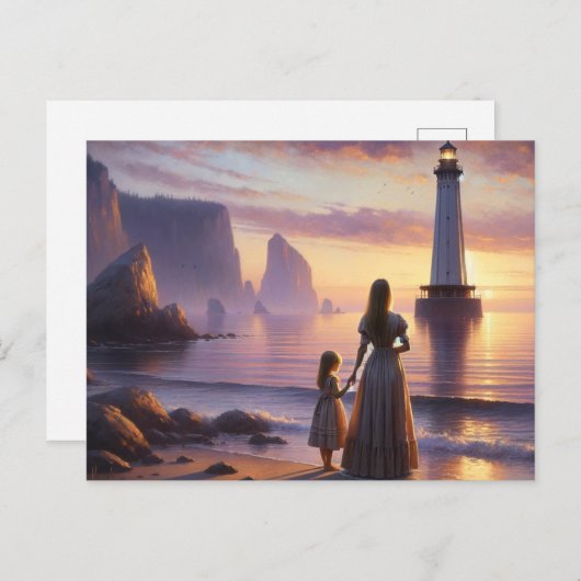 待って ポストカード (正面/裏面)