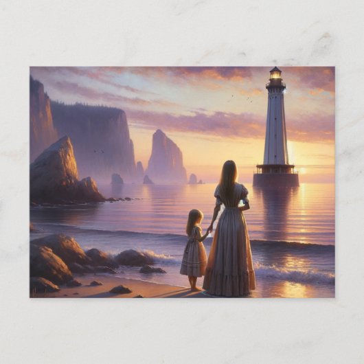 待って ポストカード (正面)