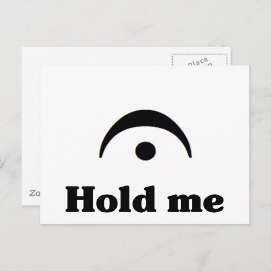 待って:私はフェルマタだ ポストカード (正面/裏面)