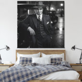 待って… 1920年代ナターシャ・アメリカ キャンバスプリント (インサイチュ (寝室))