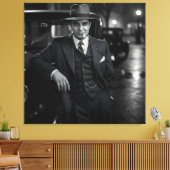 待って… 1920年代ナターシャ・アメリカ キャンバスプリント (インサイチュ (リビング))