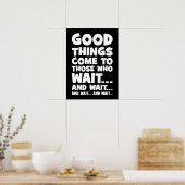 待っ来て待つ人に良いこと… ポスター (キッチン)