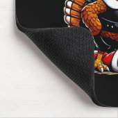 待つあなたのターン太った男の子トルコSanta おもしろい Thanxssgi マウスパッド (コーナー)