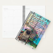 待つぞパグ愛人の贈り物パグ犬 プランナー手帳 (ディスプレー)