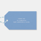 待つぞ！テディベアーボーイ赤ちゃんシャワー ギフトタグ (裏面横)