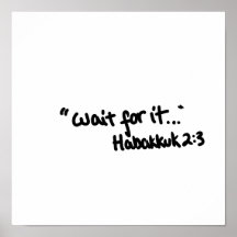 待つバイブルシンプル引用文タイポグラフィ