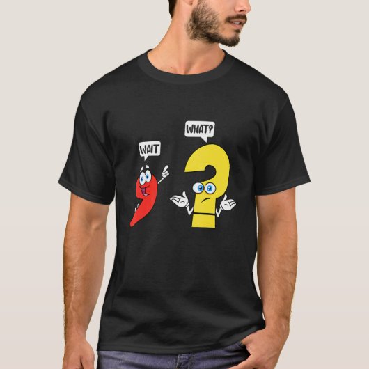 待つ何の英語先生文法衣装Engli Tシャツ (正面)