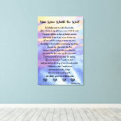 待つ価値があった – キャンバス印刷/ キャンバスプリント (インサイチュ (ウッドフロア))