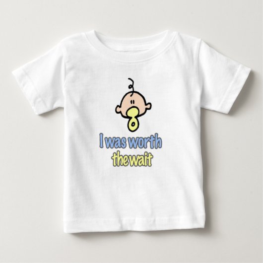 待つ価値があった ベビーTシャツ (正面)