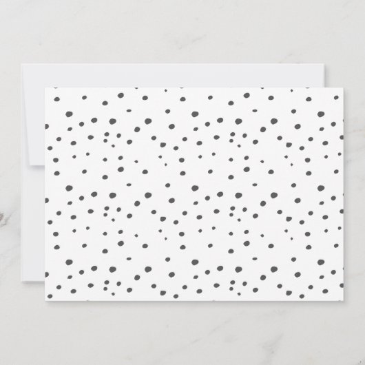 待つ価値がある写真ベビー誕生の発表 案内状 (裏面)