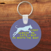 待つ価値がある キーホルダー (正面)