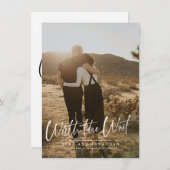 待つ価値のあるスクリプトの延期 保存日付 セーブザデート (正面/裏面)