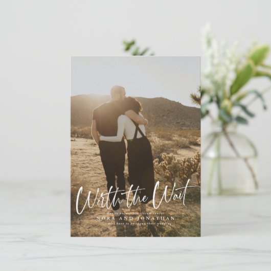 待つ価値のあるスクリプトの延期 保存日付 セーブザデート (スタンド正面)