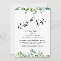 待つ価値のあるユーカリグリーンの受付