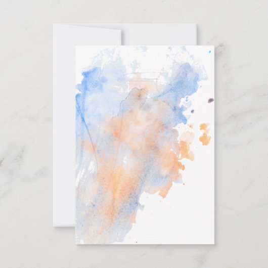 待つ価値のある愛 |の結婚イベント延期カード 出欠カード (裏面)