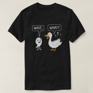 待つ句読点English先生ギフトダック Tシャツ