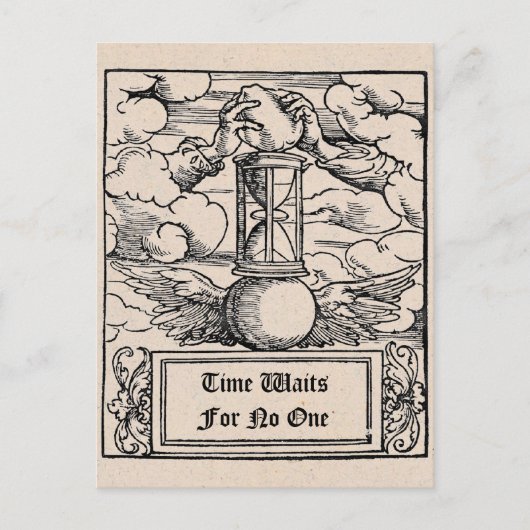 待つ者が無いカスタマイズ ポストカード (正面)
