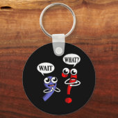 待つ英語先生教え生 キーホルダー (正面)