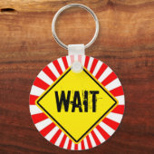 待つ キーホルダー (正面)