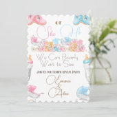 待てよ | ベアテーマ性別表示 招待状 (スタンド正面)