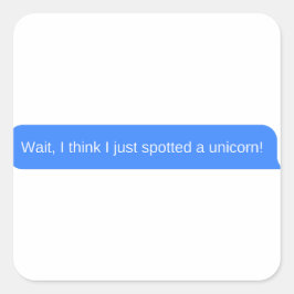 待て考えよ一角獣を見つけたぞ！ スクエアシール