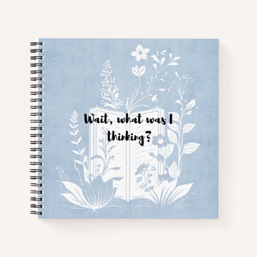 待て、私は何考えだ？ ノートブック (正面)