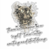 待ストップちと実行の開始 シール (正面)