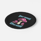 待トリップ（幻覚体験）のようなて！小さなヒッピー ペーパープレート (アングル)