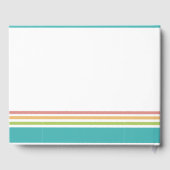 待モダンつ価値 – 採用、新生児 ゲストブック (裏面)