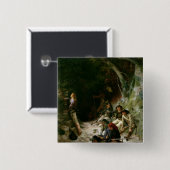 待伏せ 缶バッジ (正面&裏面)