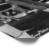 待機のまわりにプリント ポスター (角)