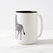 待機中のゼブラマグ ツートーンマグカップ (正面右)