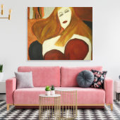 待機中 キャンバスプリント (インサイチュ (リビング))