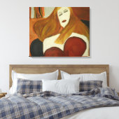 待機中 キャンバスプリント (インサイチュ (寝室))